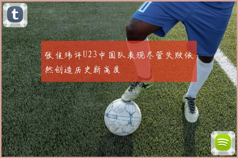 张佳玮评U23中国队表现尽管失败依然创造历史新高度